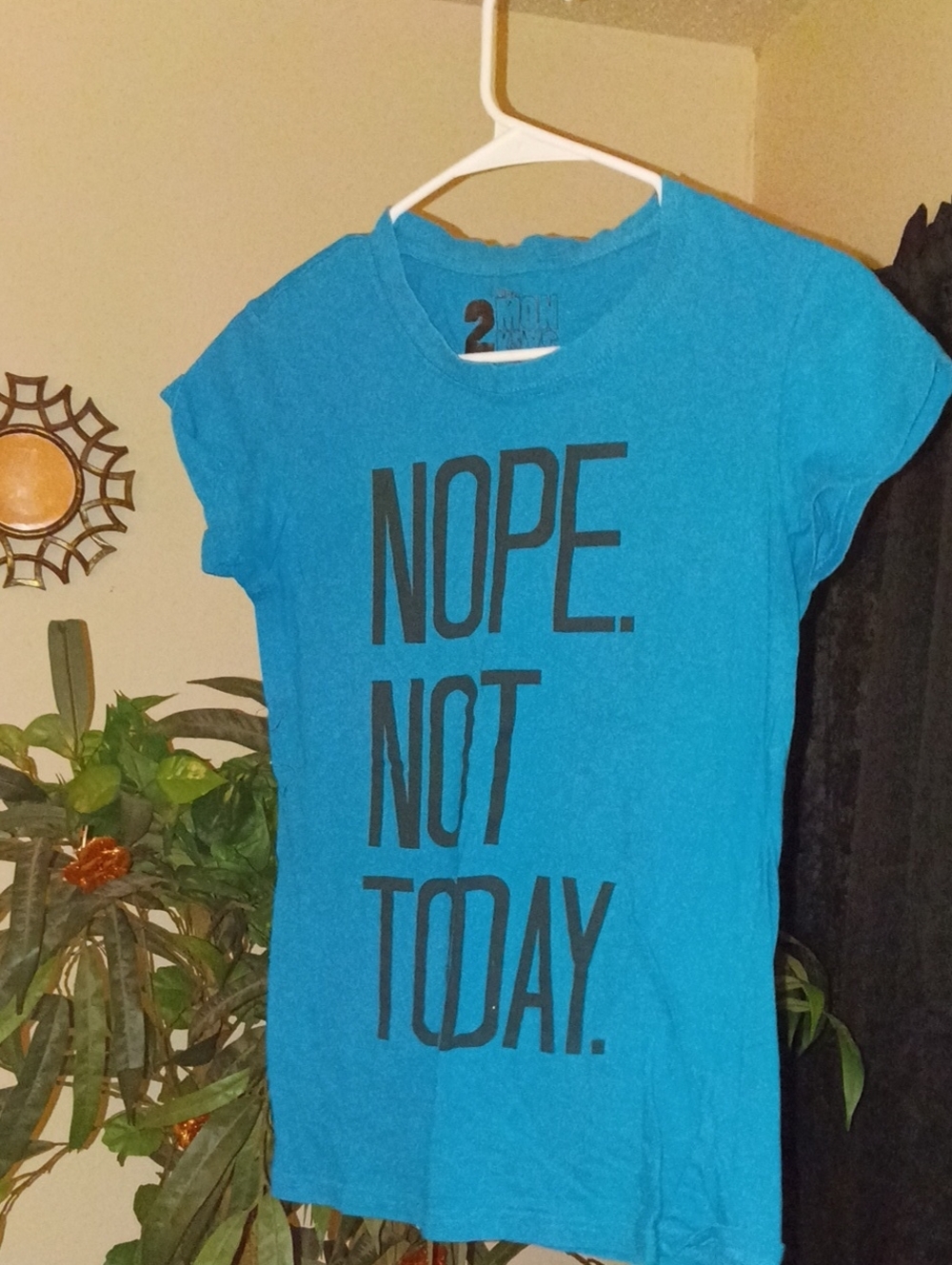 2 Monkeys - Nope. Not Today. Tee Size Large
